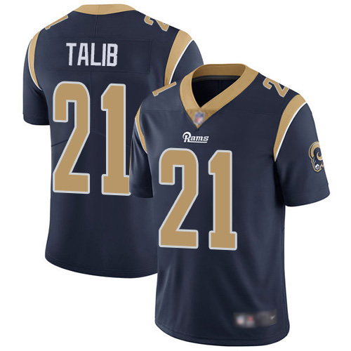 Los Angeles Rams Limited Navy Blue Men Aqib Talib Home Jersey NFL Football #21 Vapor Untouchable->women nfl jersey->Women Jersey